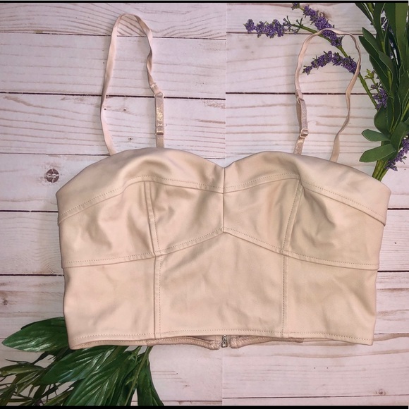 Express Tops - Express leather style crop top